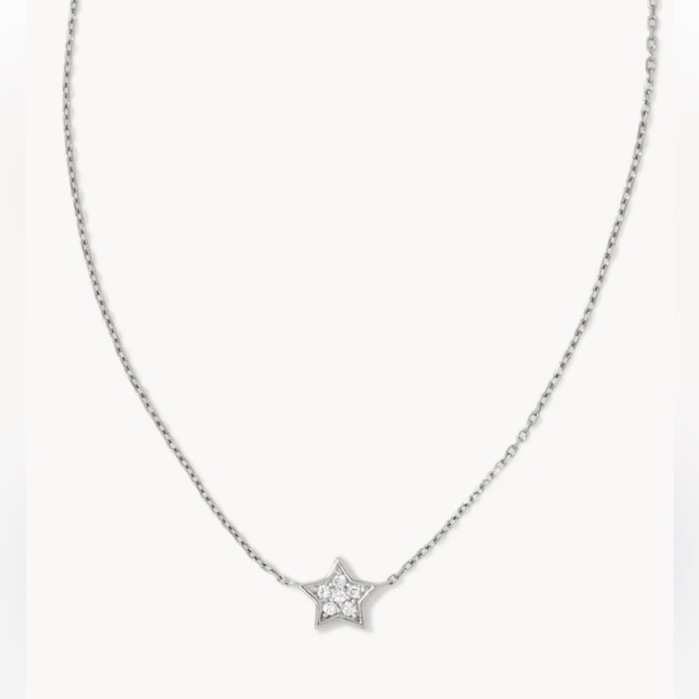 Pave Star Necklace
